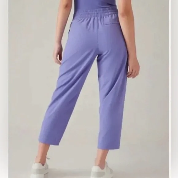 Athleta Arrival Pants Straight Leg Pants Size 20 Plus Size Adonis Purple - Picture 2 of 8